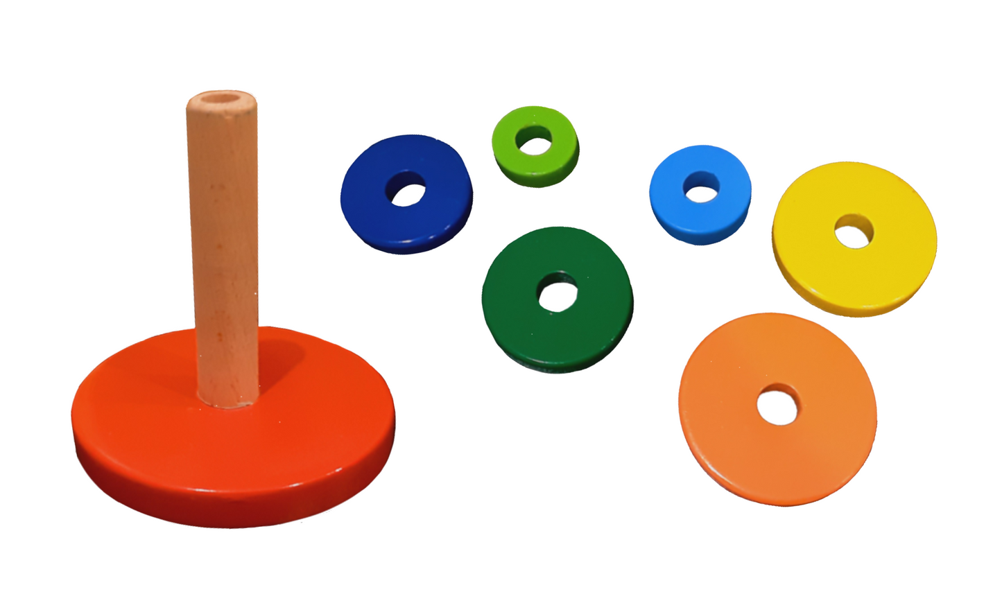 Wood&Joy Wooden Toddler Stacker