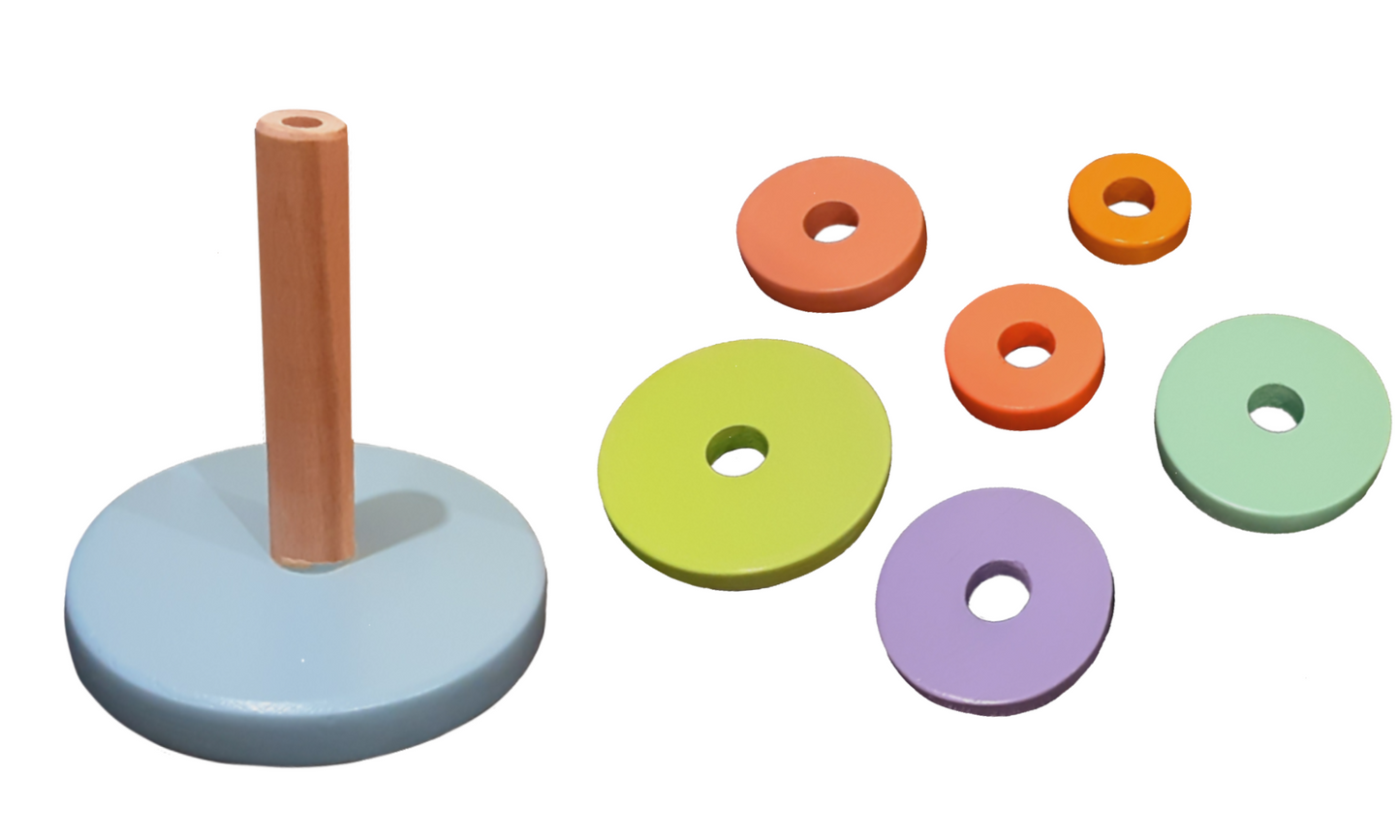 Wood&Joy Wooden Toddler Stacker