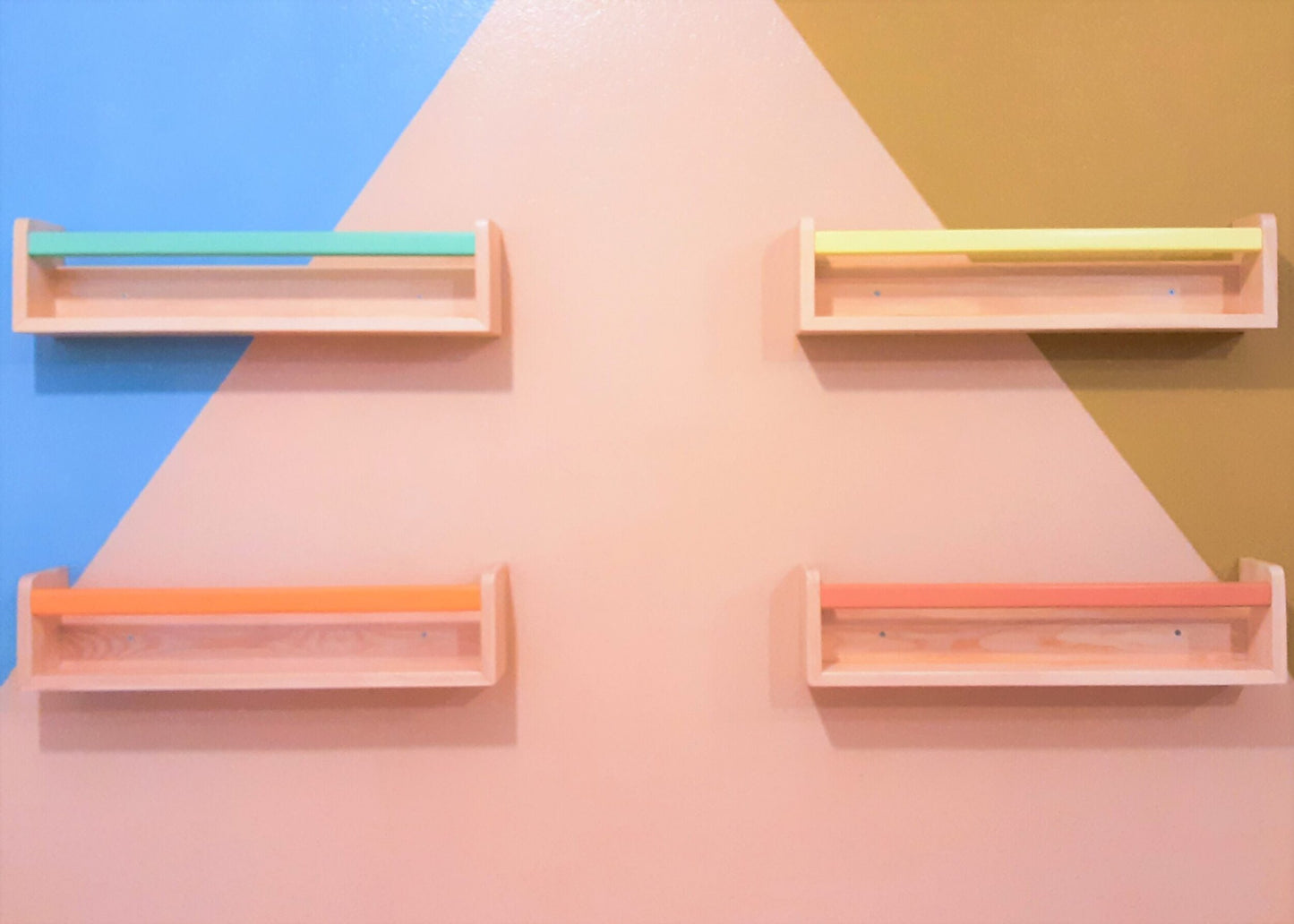 Wood&Joy Wooden Hearth Toy Cabinet and 4 Bookshelves