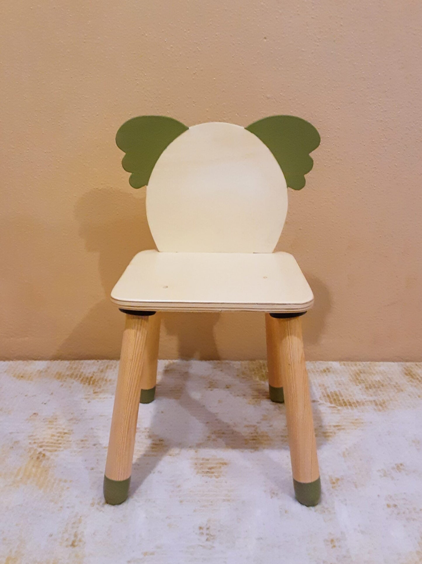 Wood&Joy Ahşap renkli koala sandalye