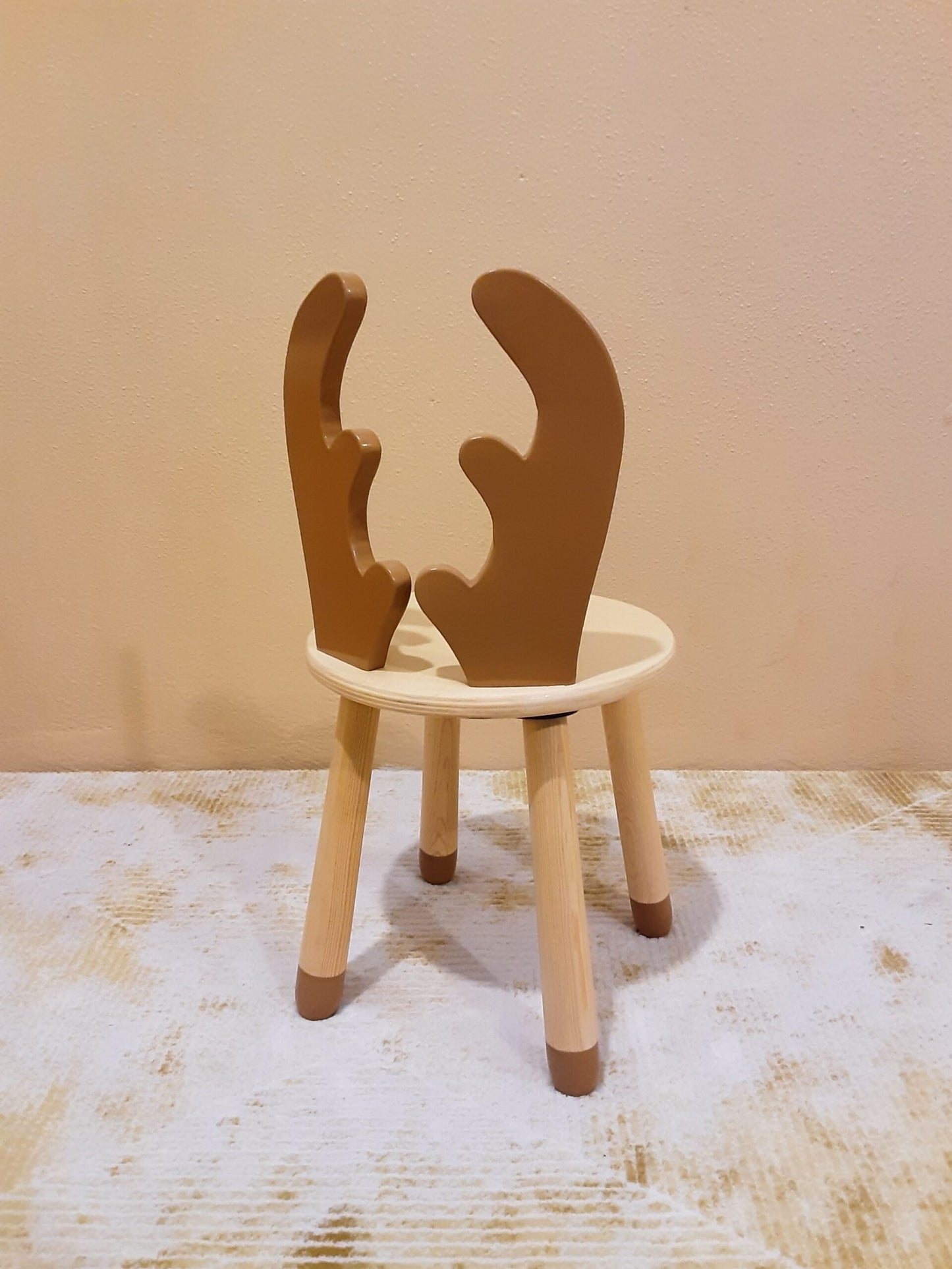 Wood&Joy Ahşap renkli koala sandalye