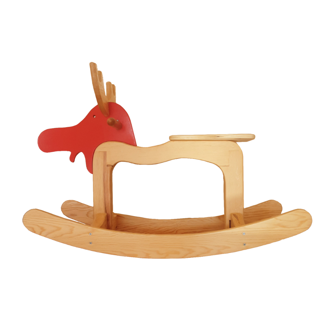 Wood&Joy Tekerlekler üzerinde ahşap hayvan