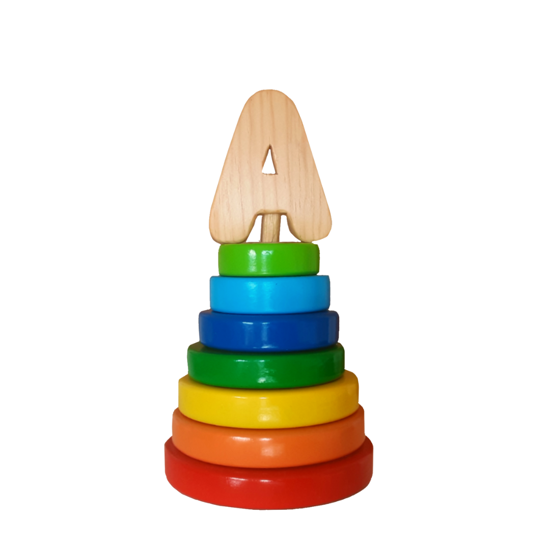 Wood&Joy Wooden Toddler Stacker