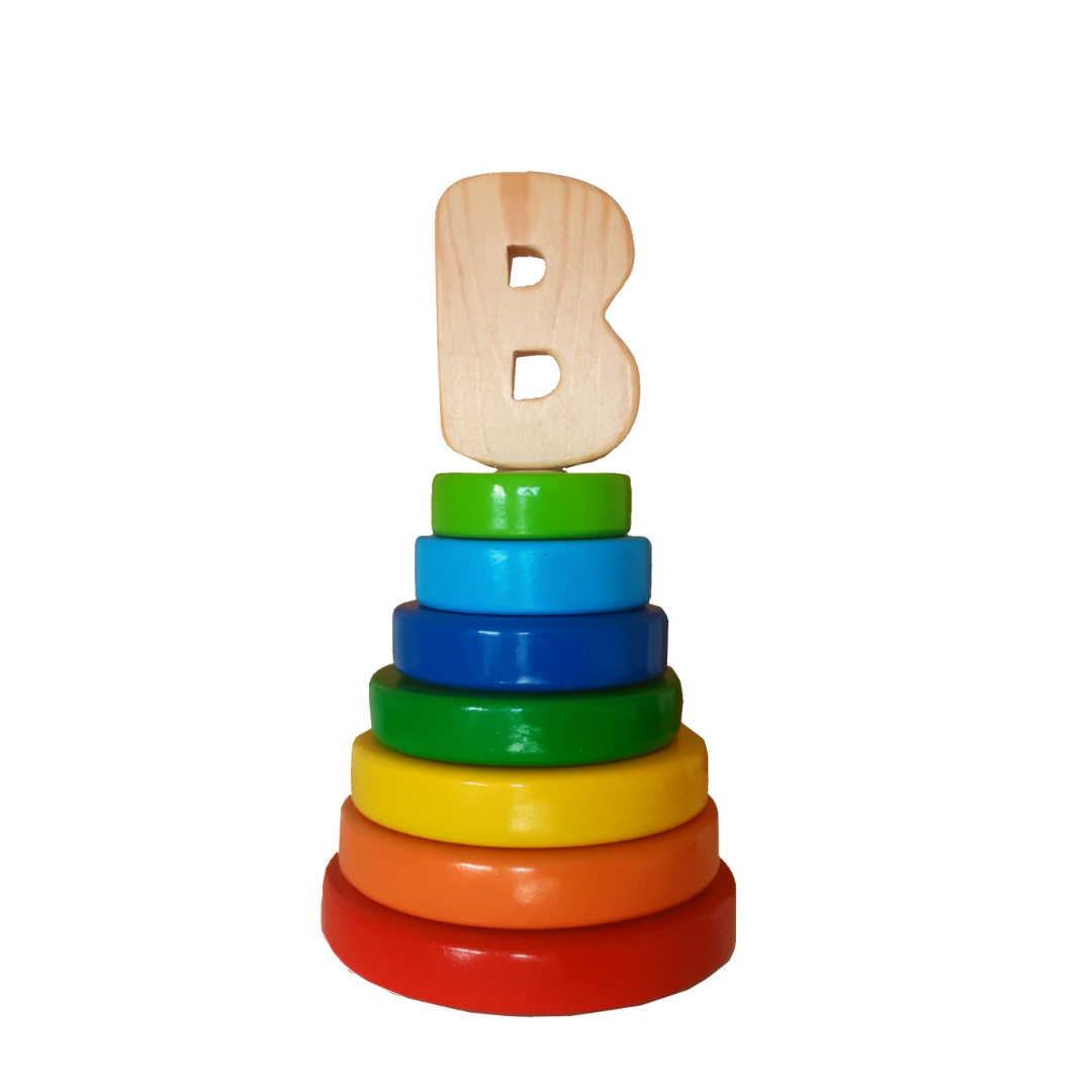 Wood&Joy Wooden Toddler Stacker
