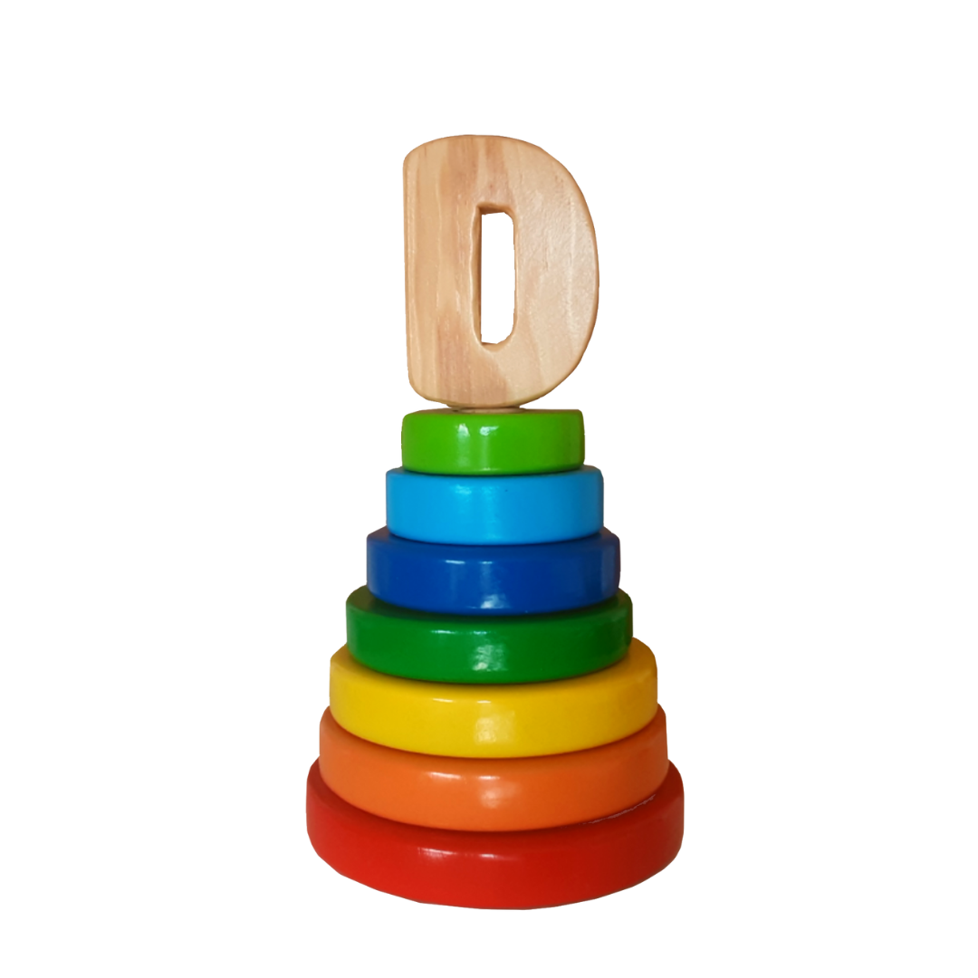 Wood&Joy Wooden Toddler Stacker