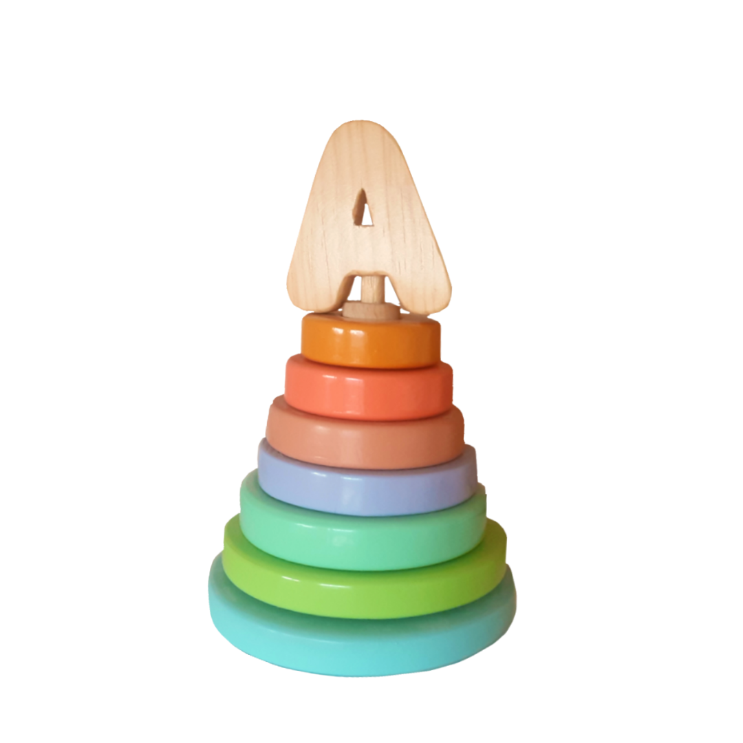 Wood&Joy Wooden Toddler Stacker