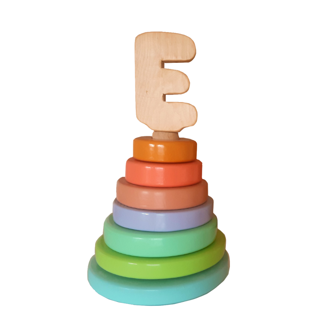 Wood&Joy Wooden Toddler Stacker