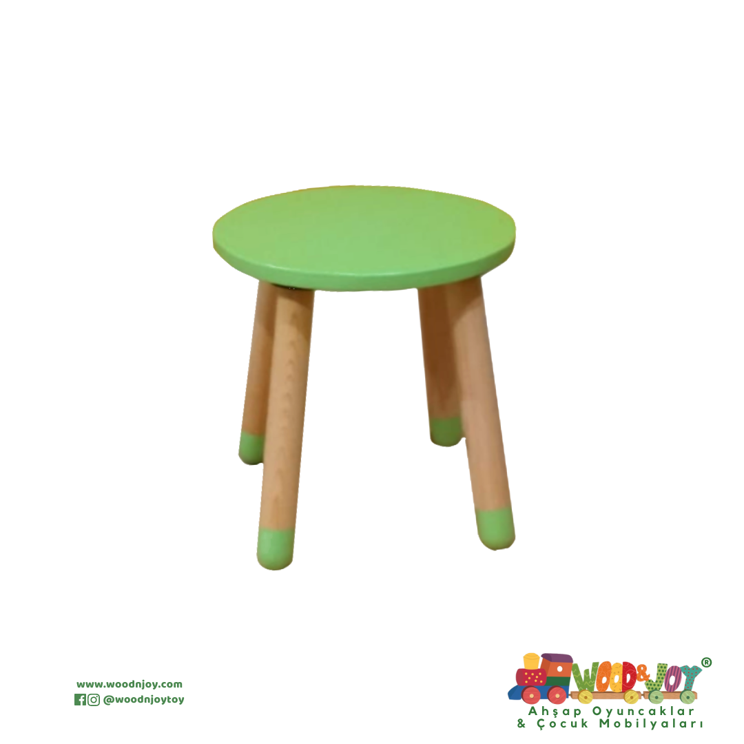Wood&Joy Wooden Stool