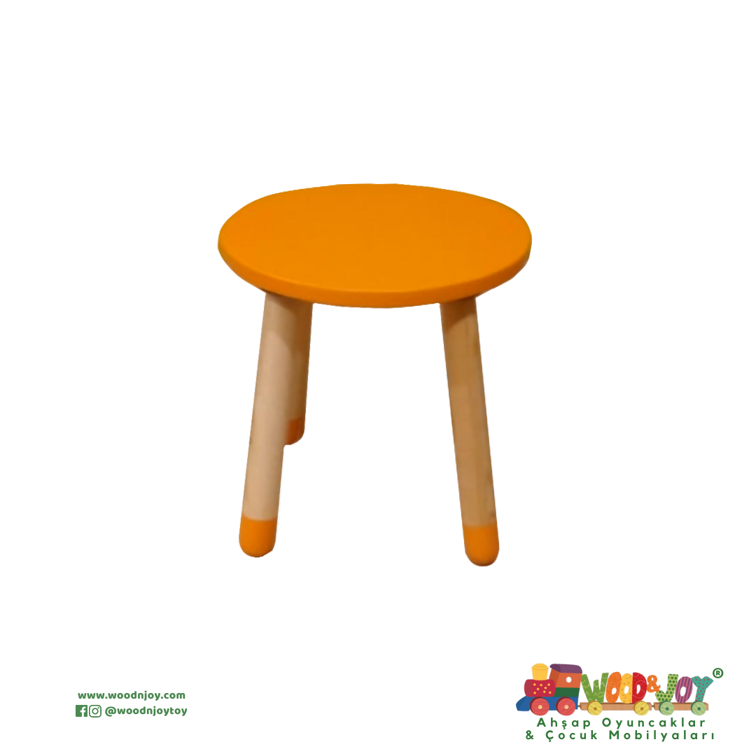 Wood&Joy Wooden Stool