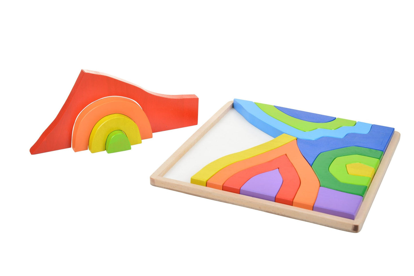 Wood&Joy Wooden Waldorf 4 Elements Puzzle