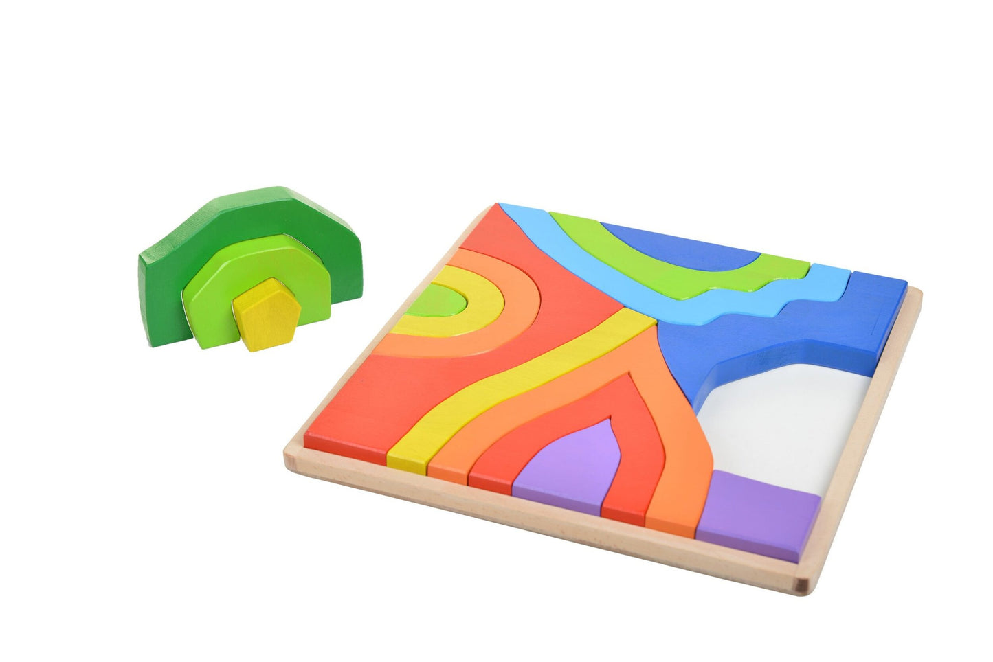 Wood&Joy Wooden Waldorf 4 Elements Puzzle