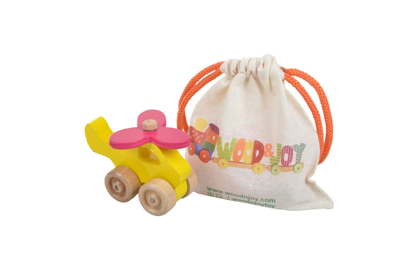 Wood&Joy Wooden Mini Helicopter