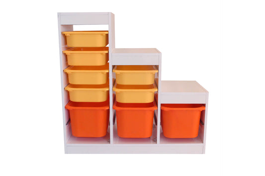 Wood&Joy | Zigzag Toy Organizer Cabinet