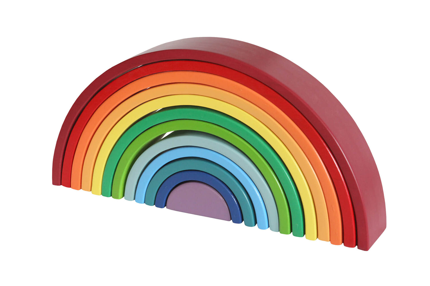 Wood&Joy Wooden Waldorf 12-Pieces Rainbow