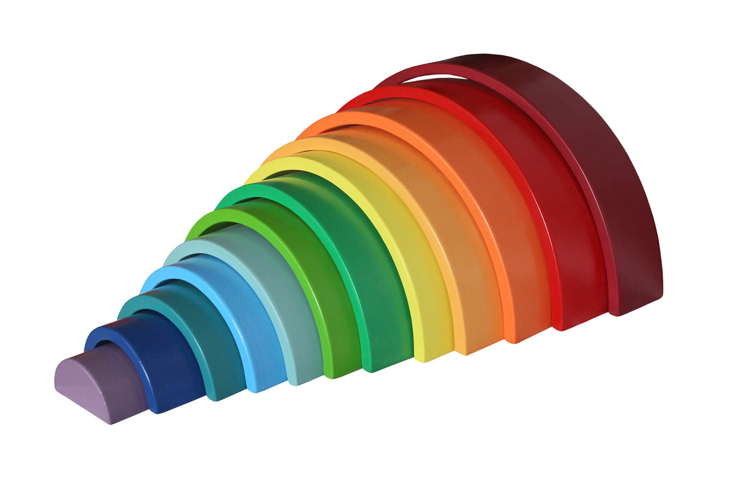 Wood&Joy Wooden Waldorf 12-Pieces Rainbow