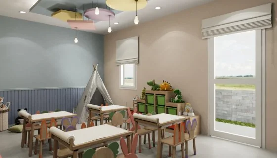 Konsept Tasarım 2 — Rulo Aparatlı Duyusal Etkinlik Masası Sınıfı